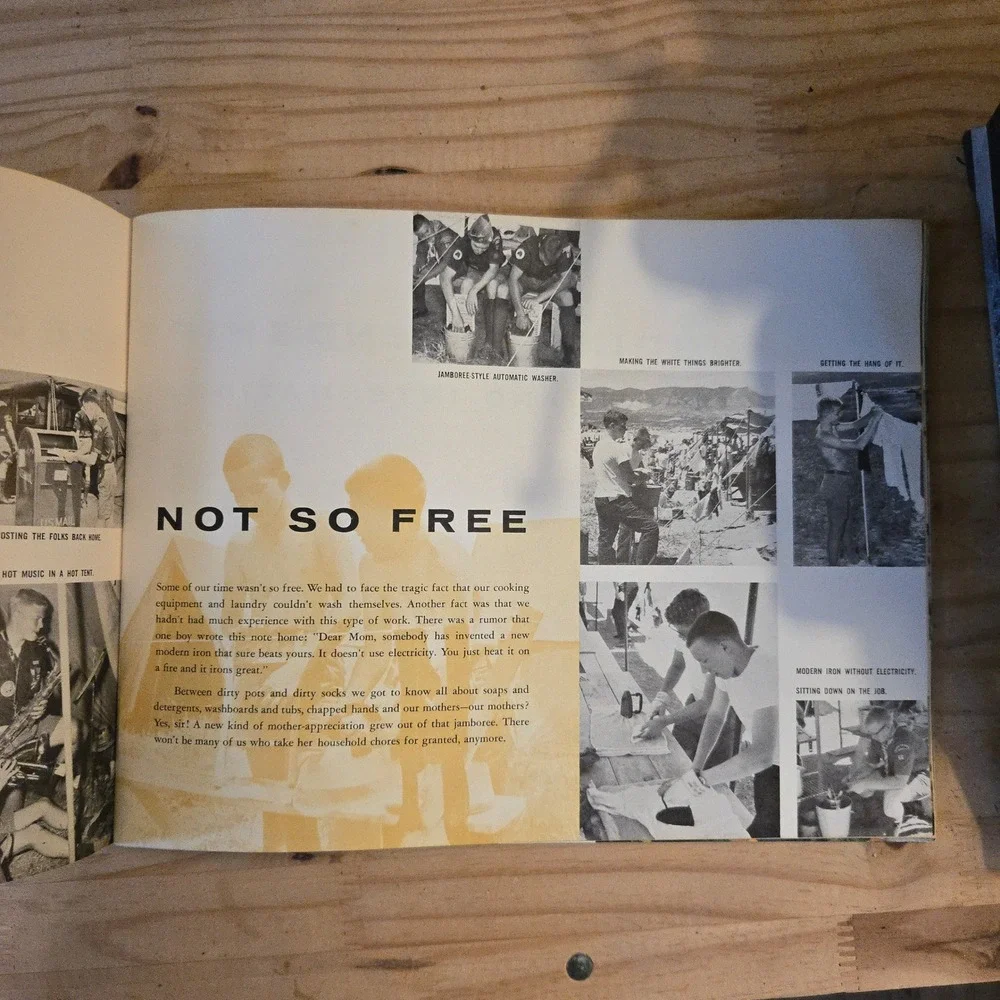 VTG 1960 BSA Jamboree Book Boy Scouts Of America Jubilee 50th Aniv. Colorado USA